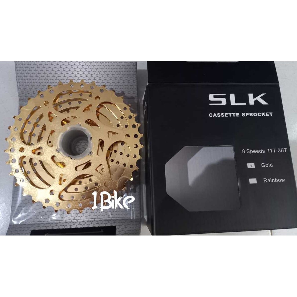 Sprocket 8 Speed 11-36T SLK GOLD Cassete