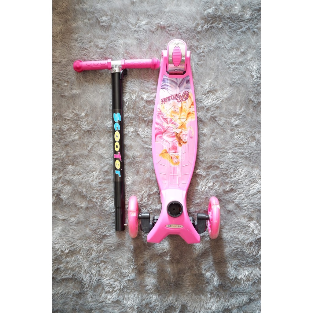 NEW ! skuter anak / otoped anak rda 3 ban karet PU / Kickboard skuter anak import premium murah