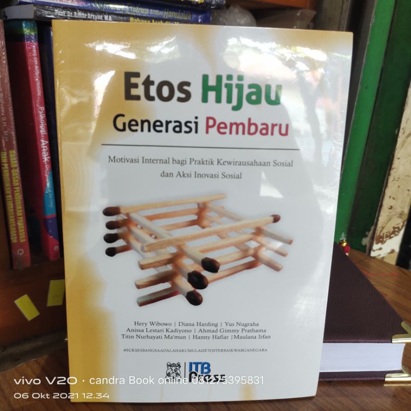 BUKU ETOS HIJAU GENERASI PEMBARU - Hery Wibowo