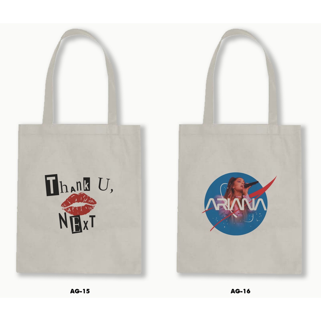 TOTE BAG BLACU - ARIANA GRANDE 01