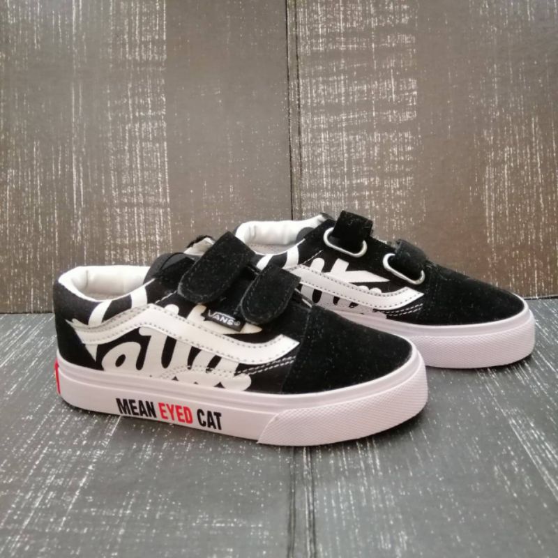 SEPATU VANS ANAK COWOK SEPATU VANS PATTA ANAK SEPATU ANAK LAKI LAKI HITAM SEKOLAH