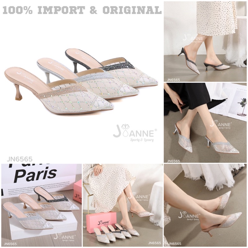 RESTOCK! [ORIGINAL] JOANNE Heels Shoes Sepatu Pesta Wanita #JN6565