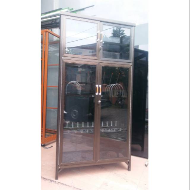 Rak piring Aluminium SIDOARJO SBY,Lemari dapur kokoh tidak tipis + FREE ONGKIR