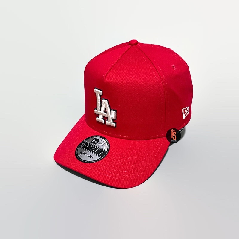 TOPI NEW ERA ORIGINAL A FRAME Q322 LOS ANGELES DODGERS RED IVORY