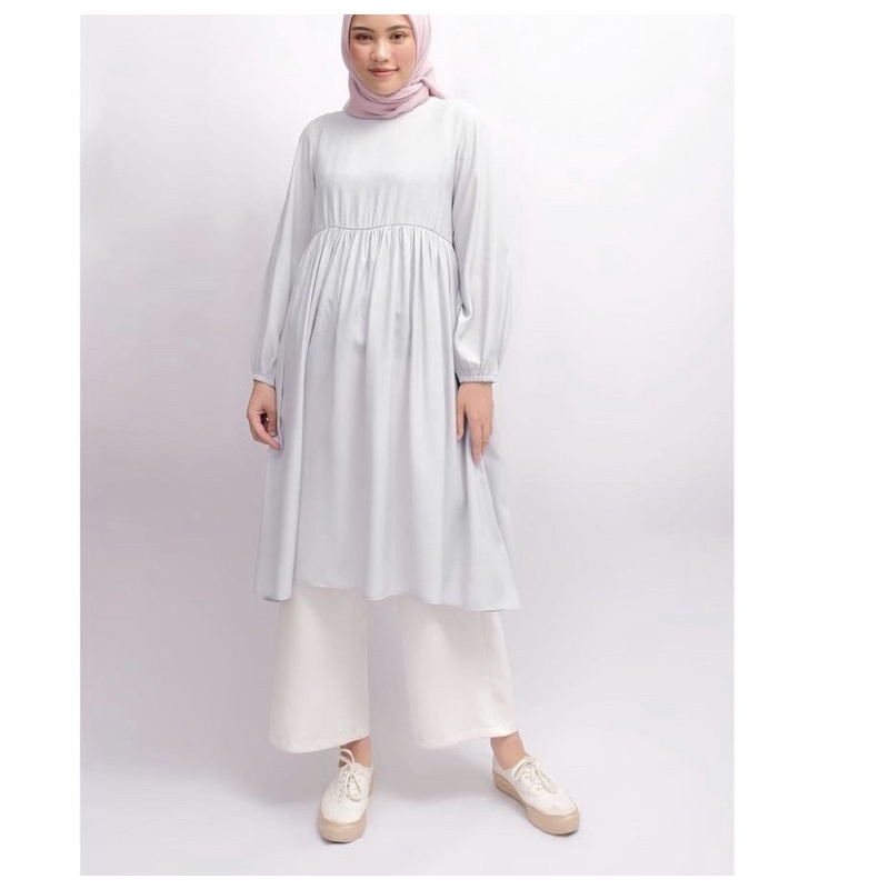 Preloved Hijabchic Tunik Blue Mint Size S