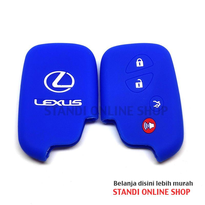 Kondom Kunci Silikon Remot Sarung Remote Smartkey Toyota Lexus 4Tombol