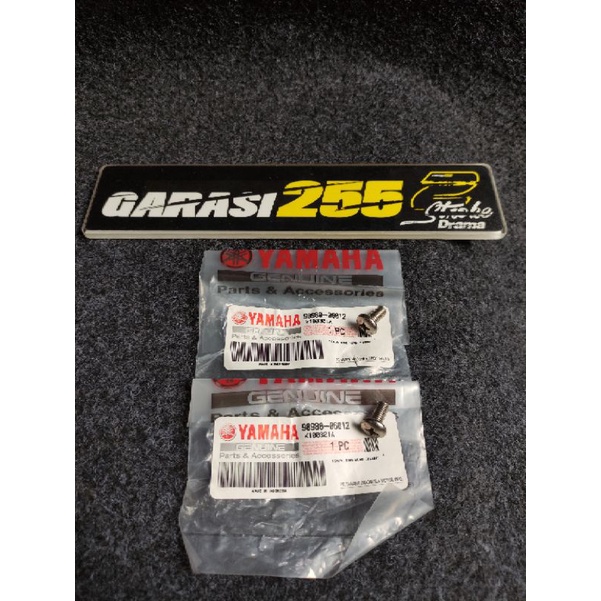 baut baud tutup tameng pelindung knalpot kenalpot mio sporty mio old mio lama original yamaha