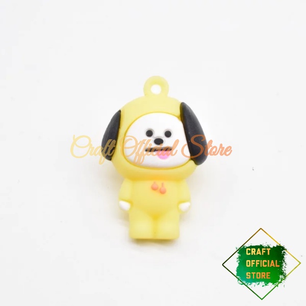 Bandul BTS Karet Karakter Clay BTS Untuk Strap Mask