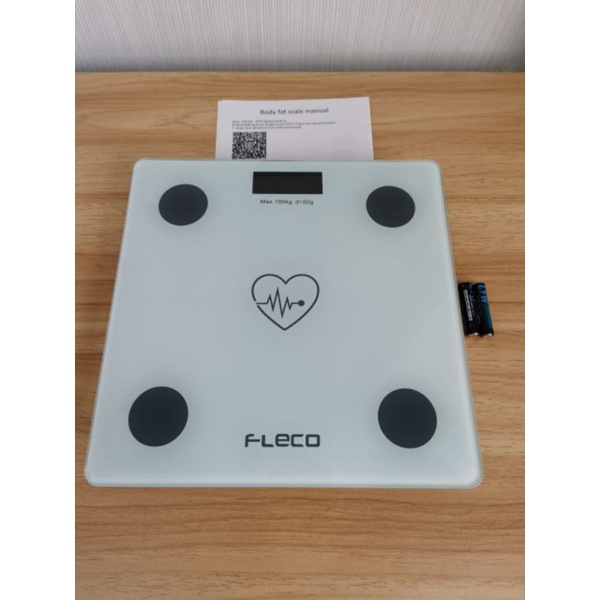 Fleco Timbangan Badan Digital Body Fat Monitor Dengan App Smart Weight Scale