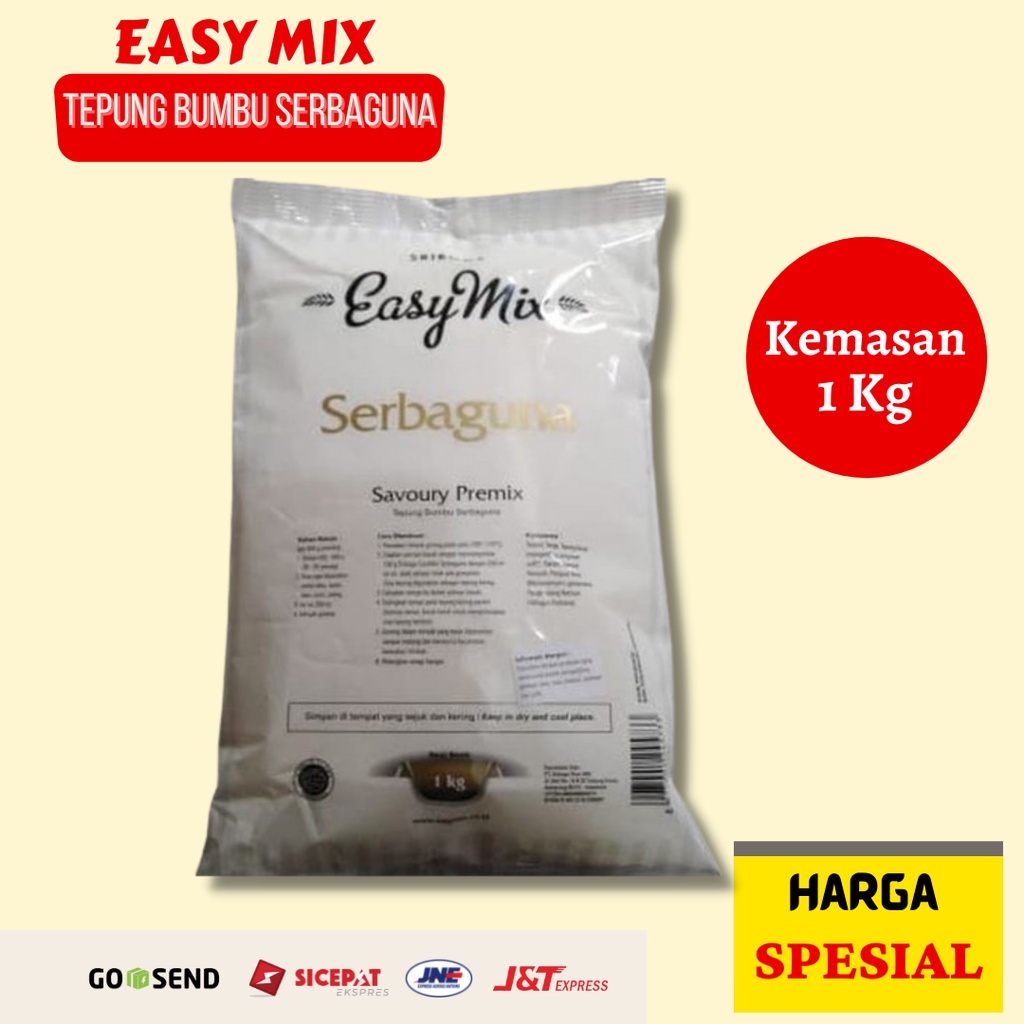 

[1 Kg ] Tepung Easy Mix Serba Guna