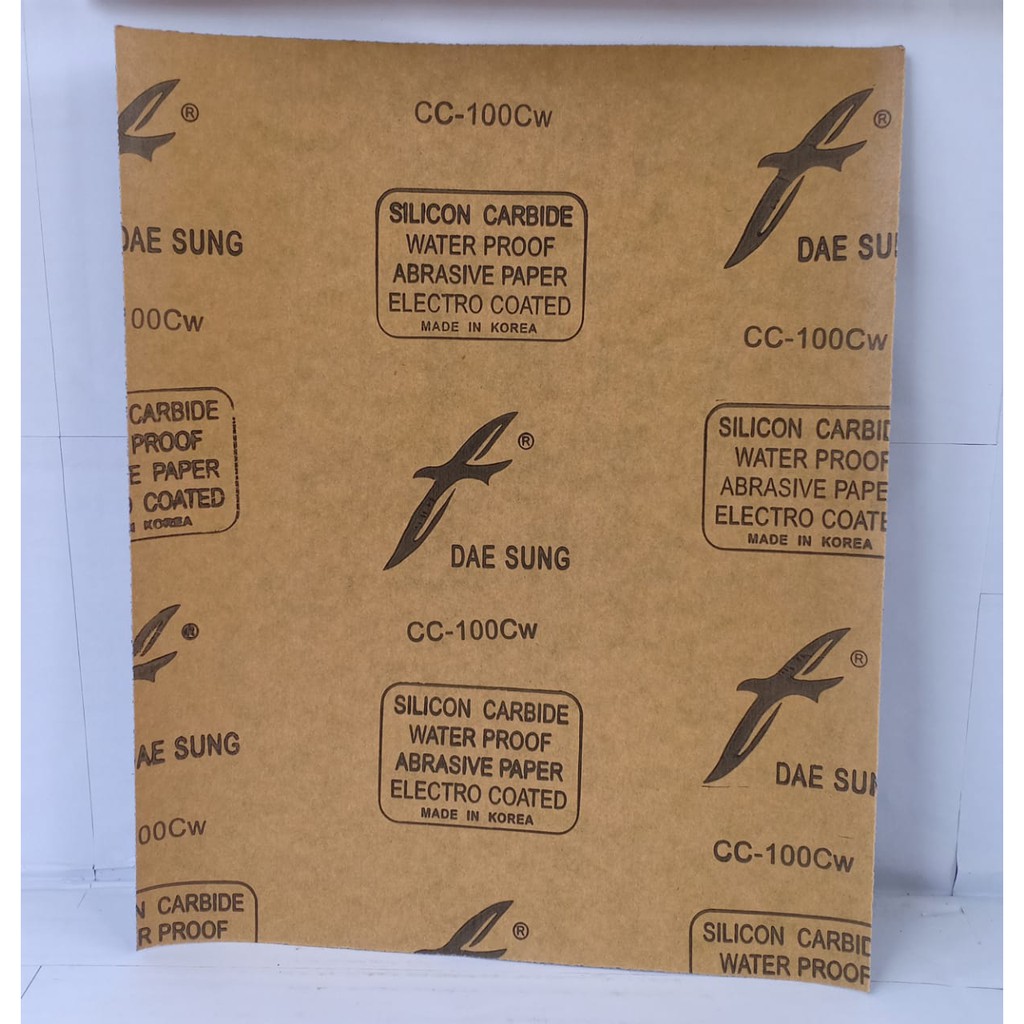 AMPLAS 100Cw DAESUNG ABRASIVE PAPER - KERTAS PASIR AMPLAS 100 DAE SUNG