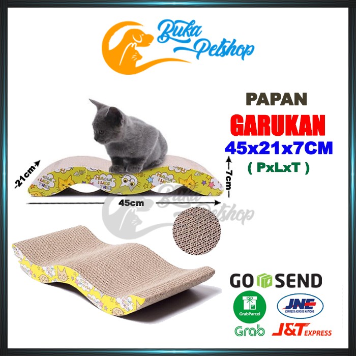 GARUKAN Kucing 45x21x7cm Mainan Kucing Cakaran