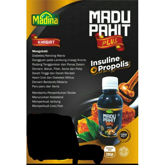 

MADU PAHIT SUPER + propolis 280 grm