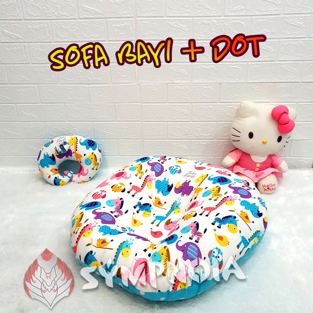 Sofa Bayi Multifungsi + bantal dot