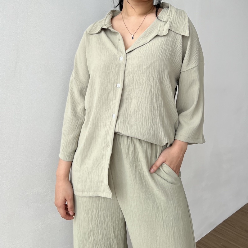 ESSI Sagi Set (top and pants)-Sage