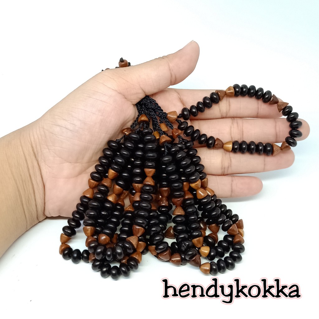 10pcs gelang kokka kaukah donat halat tangkup hitam