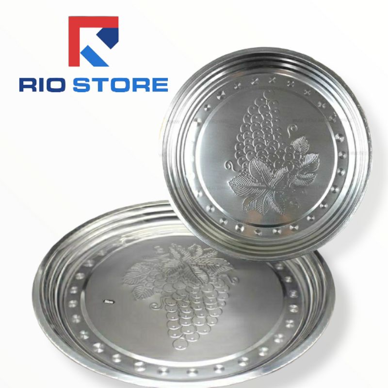 BMW NAMPAN STAINLESS 30CM/ NAMPAN ANGGUR/ NAMPAN BULAT
