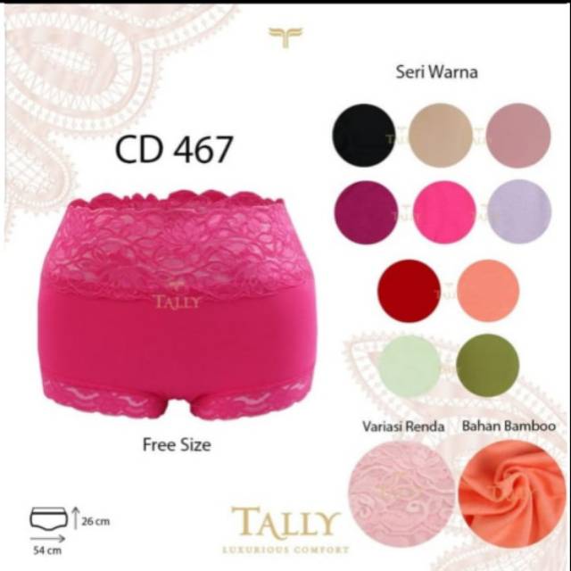 CD celana dalam wanita bamboo 467