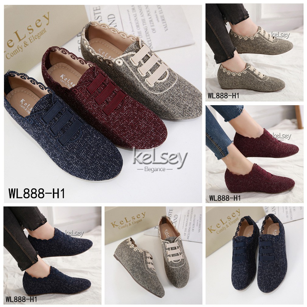 SEPATU WANITA-SEPATU IMPORT-KeLsey SAPPHIRE LOAFERS WL888-H1