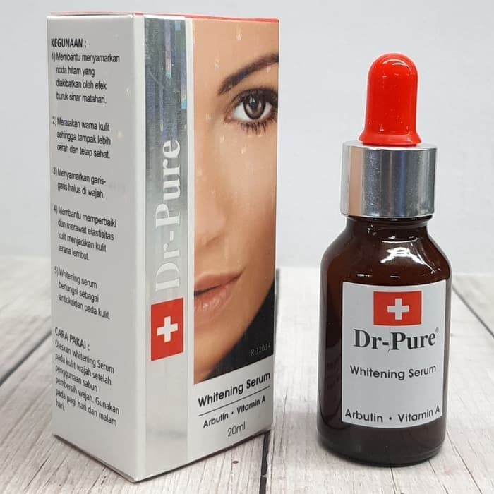 [ Serum Muka ] DR Pure Serum Whitening 20ml (Original)