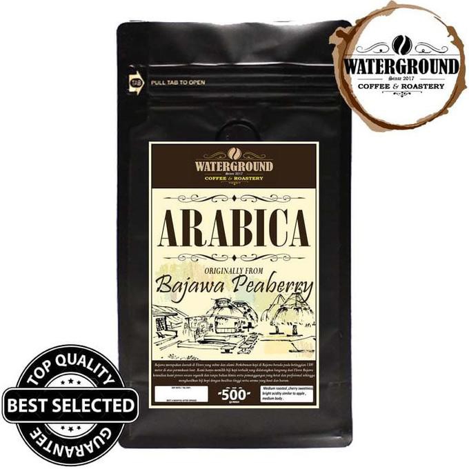 

W6JN Kopi Arabika Lanang / Jantan Flores Bajawa Peaberry 500 grams