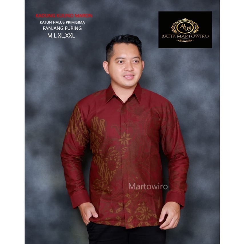 KADUNG KULINO MARTOWIRO KEMEJA BATIK PRIA SOLO LENGAN PANJANG PENDEK LAPIS FURING ATASAN PREMIUM MODERN PEKSI NAVY PERMATA PUTIH SENTANU MODANG KUNING AFTANA HITAM PARANG KUPU KUPU BIRU BUNGA KIPAS SADEWA PROBOSETO KUNING KEMBANG SOGAN BATIK SOLO AMANAH