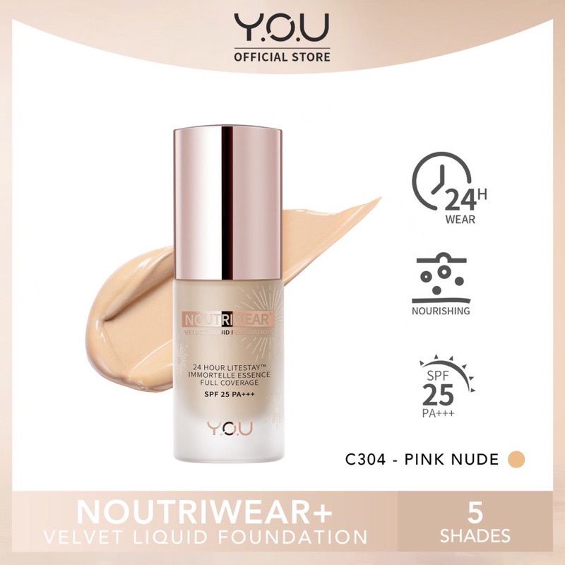 YOU Fondation / YOU Noutriwear Fondation / YOU Fondation Noutriwear / YOU Alas Bedak / YOU BB Cream