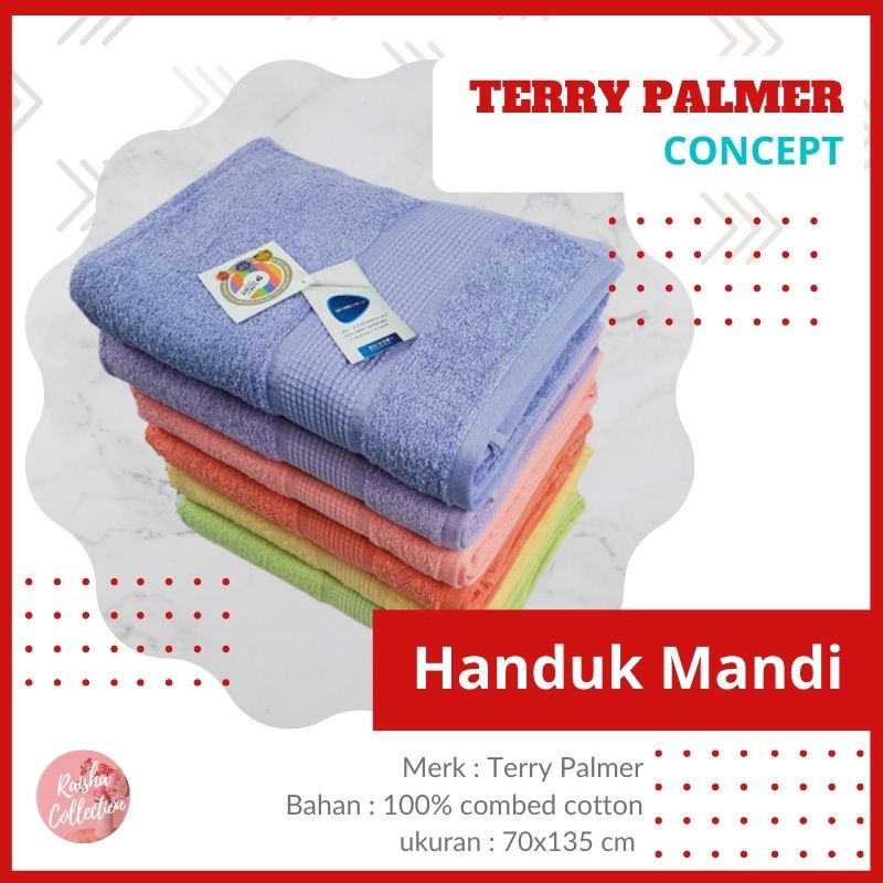 rc terry palmer concept  handuk mandi dewasa jumbo ukuran 70x140cm