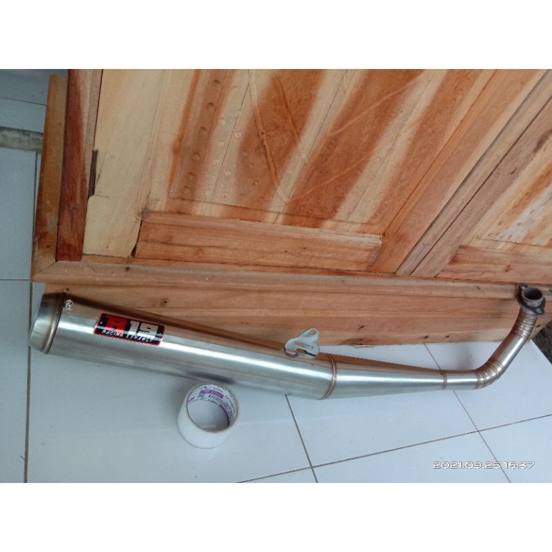KNALPOT RX-KING STANDAR RACING ORIGINAL R19 STAINLESS