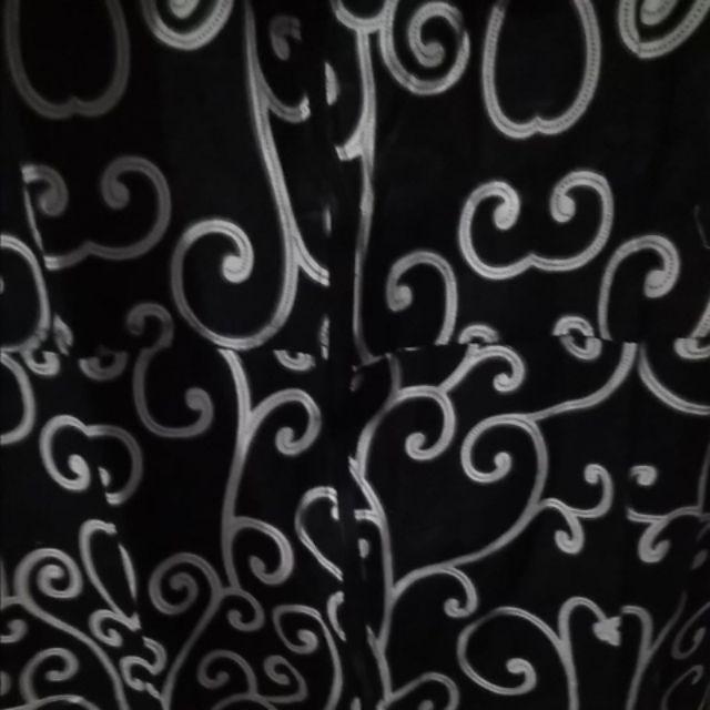 Outer Alika Maxi Cardi Etnica Ulir Cardigan Batik Cewek Seragam Batik Kerja Outer Batik Muslim