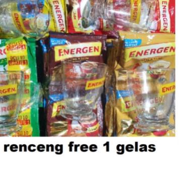 

Gratis ongkir|LR26|2 RENCENG ENERGEN BONUS 1 GELAS CANTIK