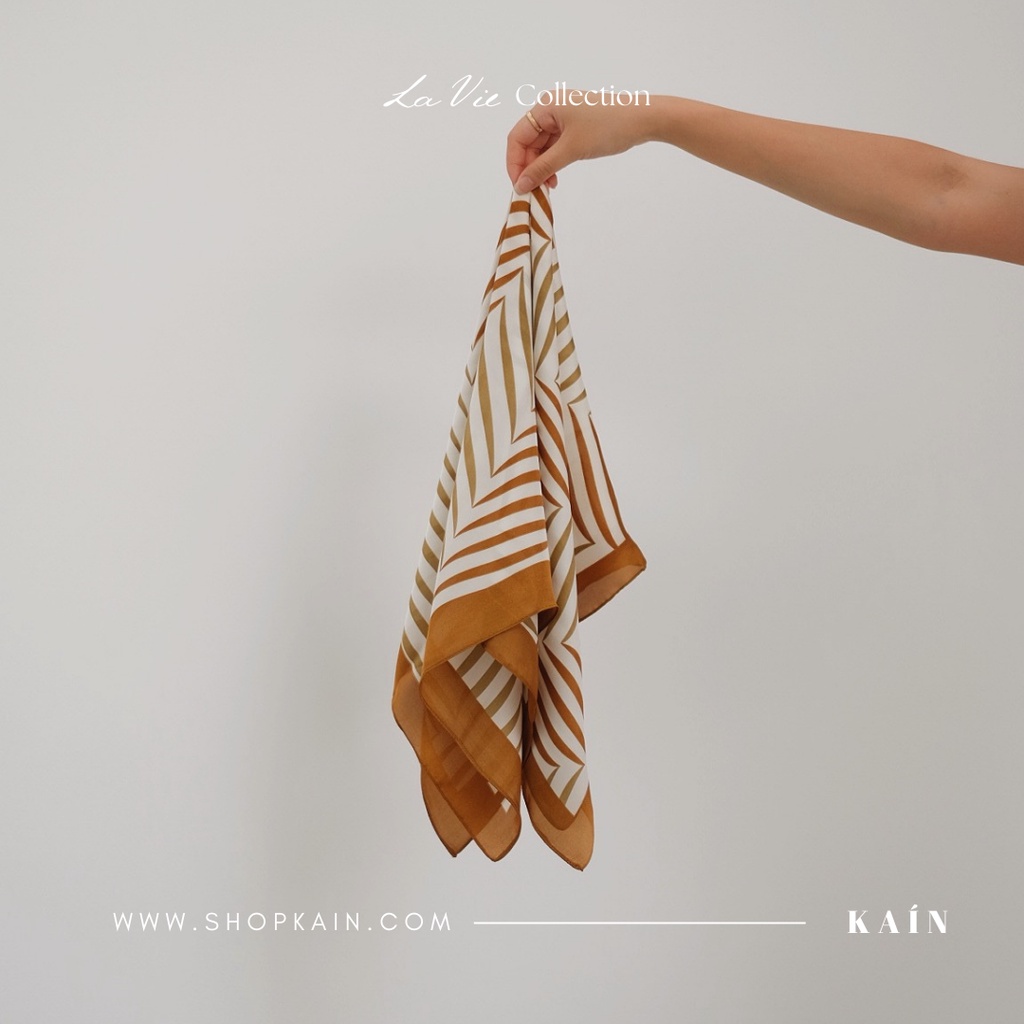 SHOPKAIN PALM scarf in Honey - LA VIE  Collection