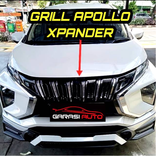 Grill Apollo Mitsubishi Xpander Original Sevencode Model Prado - Bahan High Quality ABS