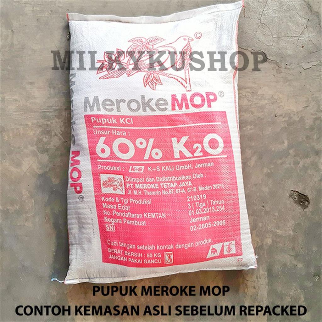 PUPUK MEROKE MOP 1 KG KEMASAN REPACK KCL MEROKEMOP