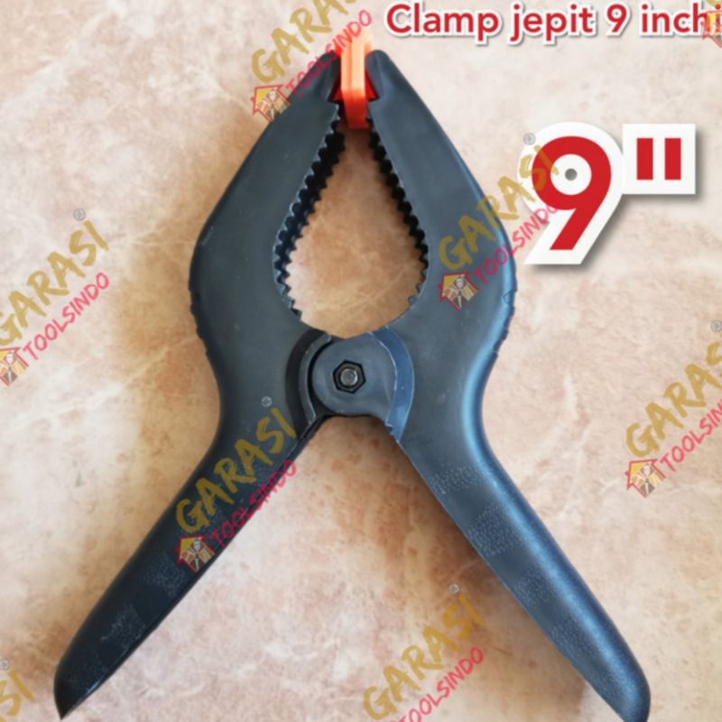 clamp jepit kayu 9 inch klem kayu spring clamp catok kayu klem jepit kayu