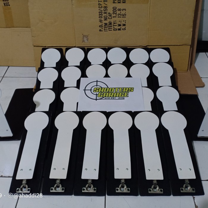 [Ready] Popper Plate Target Tembak Reaksi Aa Ipsc Gbb Gbbr [x21ya]