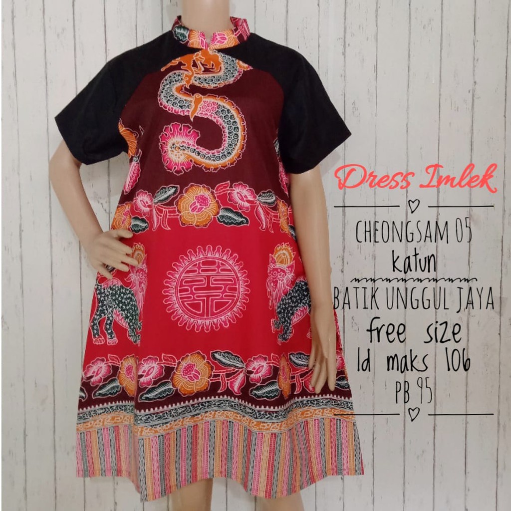 Dress batik gendongan lucu | Dress Batik Gendongan | dress batik cheongsam