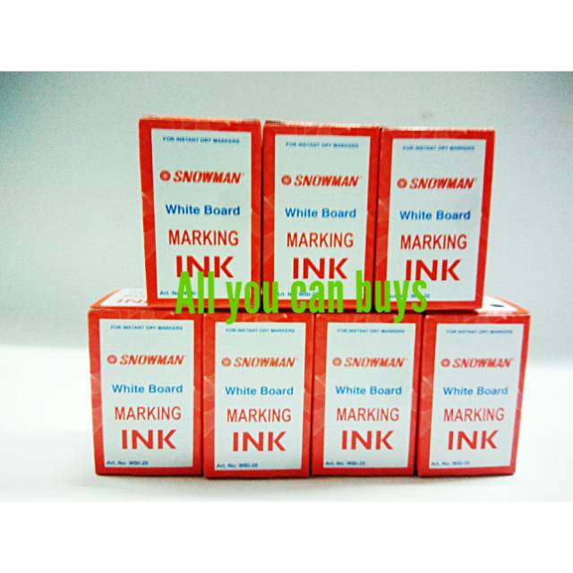 

ISI Tinta Spidol Snowman White board