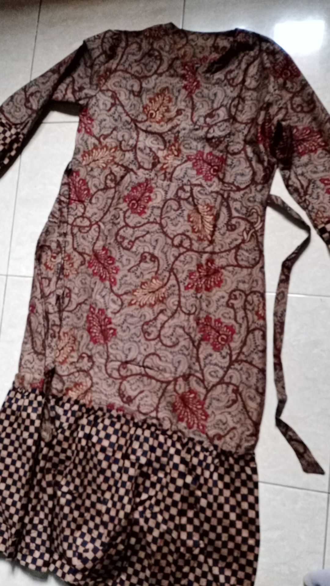 Ms Gamis Batik Sriwedari Maxi Bumil/busui Katun Sogan Allsize & Jumbo