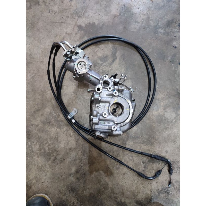 cylinder head + covernya, Throttle body + Fuel Injector copotan Vario 150 new esp
