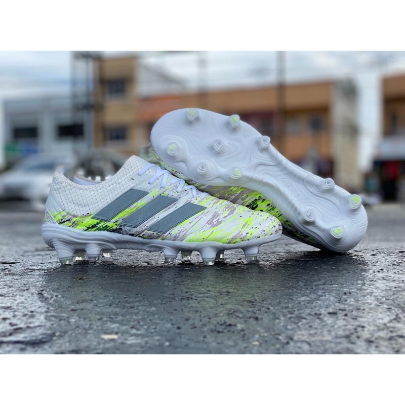 Adidas Copa 20.1 FG - Cloud White Core Black Signal Green