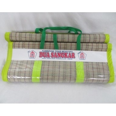 Dua Sangkar Tikar Lipat( Mendong, Kombinas, Piknik)