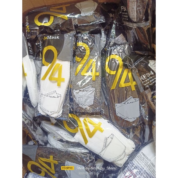 masker KF94 Korea 4ply Evo 3D protection. import We mask isi 10pcs