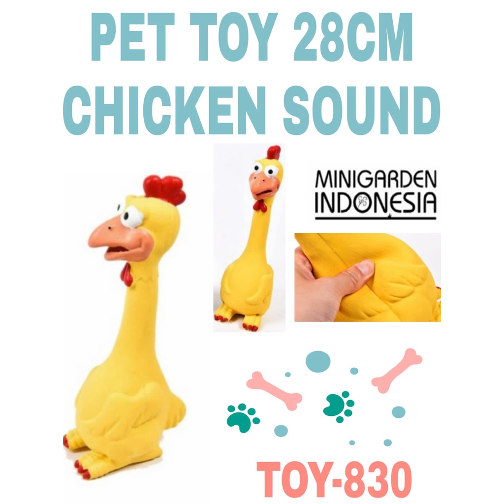 MAINAN GIGITAN ANJING TOY 830 CHICKEN SOUND mainan anjing mainan kucing mainan bayi pet toy dog bite