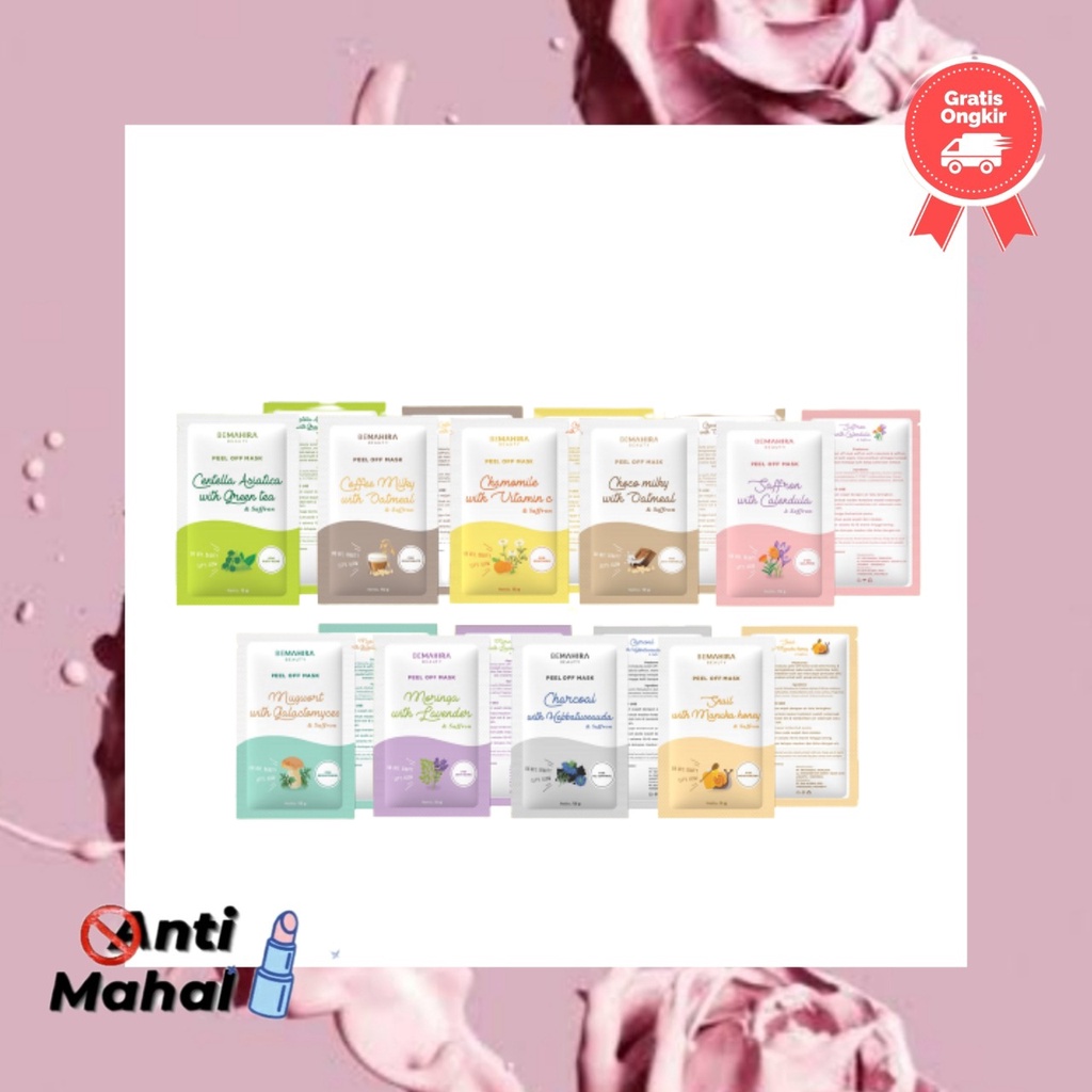 PEEL OFF MASK BEMAHIRA - BEAUTY (BPOM)