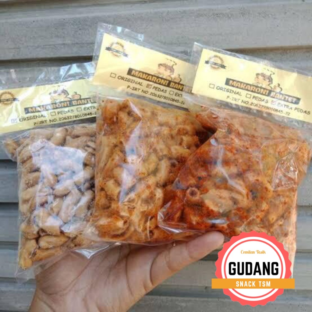 

Makaroni Bantet isi 10 pcs 3 Rasa @70gr