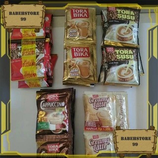 

Kopi Torabika Cappuccino / Tora Moka / Tora Susu 1 Renceng 10 sachet