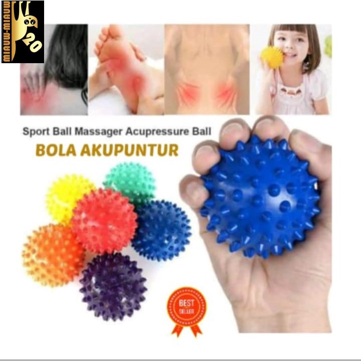 Bola Terapi Kesehatan / Bola Akupuntur - Bola Alat Pijat Tangan Bola Refleksi