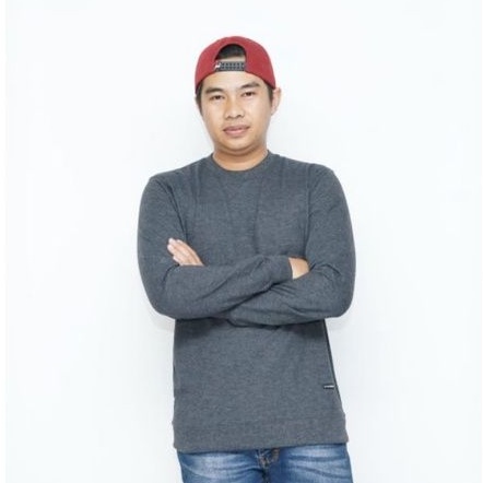 SWEATER OBLONG POLOS CREWNECK BABYTERRY PRIA DAN WANITA