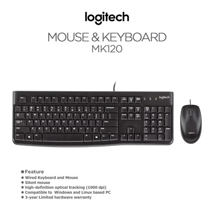 Logitech MK120 Dekstop USB